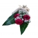 TRIO DE ROSAS NA JUTA DISPONÍVEL COM ROSAS BRANCAS, COR DE ROSAS E CHAMPANHE