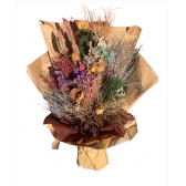 Ramalhete de flores desidratadas