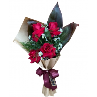 Arranjo 4 rosas